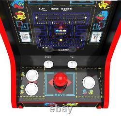 Pac-Man Arcade Game Counter Cabinet Retro 5 Games in 1 Combo No Assembly Needed
