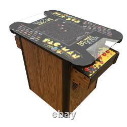 Pac Man Pixel Bash Arcade Style Cocktail Table Game Woodgrain