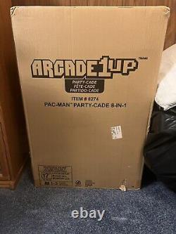 Pacman 1-Up Arcade Game 8 in 1 Partycade NEW RARE No Longer Sold