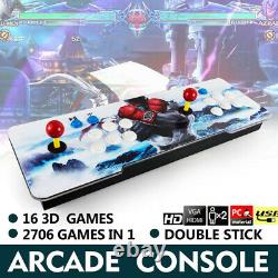 Pandora Box 11s 2706 in 1 Retro Video Games Double Stick Arcade Console with Light