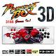 Pandora's Box 12 3188 In 1 Video Gaming 4player Arcade Console Lcd Usb 3d Hd Red