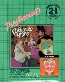 Philly Flasher/Cathouse Blues (Atari 2600, 1982) Playaround Rare NOS Sealed READ