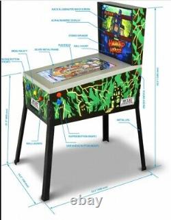 Pinball Machine Haunted House Black Hole 3D Digital Image 12 Arcade Games in 1