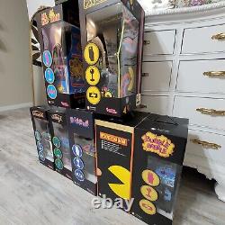 Rare! Set of all 8 Numskull Quarter Arcades Retro 80's Arcade Games Pac-Man 1/4