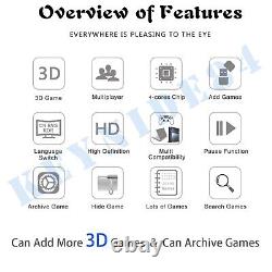 Retro Video WiFi Double Sticks 3D 20000 Games Pandora's Box Arcade Console NEW
