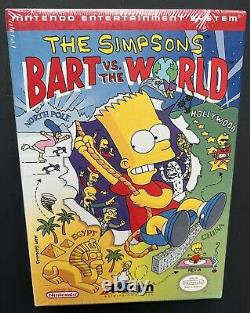Sealed The Simpsons Bart vs. The World Nintendo NES New WATA VGA Ready