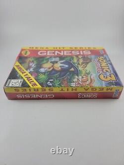Sega Genesis Sonic the Hedgehog 3 Mega Hit Series NEW SEALED