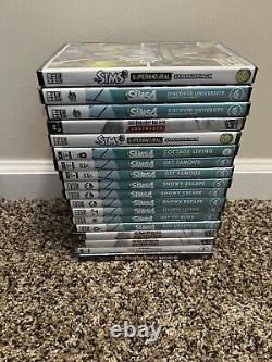 Sims Pc Computer Game Lot 18 Games Total- Brand new