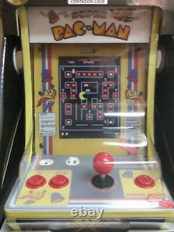 Super Pac-Man Countercade from Arcade1up. WithLighted Marquee & 4 Games, New
