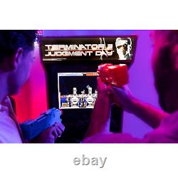 Terminator 2 Arcade1UP Gaming Cabinet Machine Matching Riser & Light Up Marquee