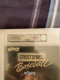 VGA 85 NOT WATA NEW Epyx Street Sports Baseball Commodore 64/128 SEALED NOS