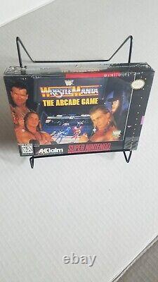 WWF WrestleMania The Arcade Game Brand NewithFactory Sealed IMMACULATE (SNES)