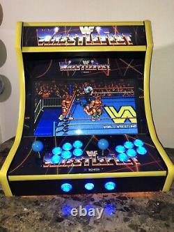 WWF Wrestlefest Multicade Tabletop Bartop Arcade Cabinet 256GB Raspberry pi