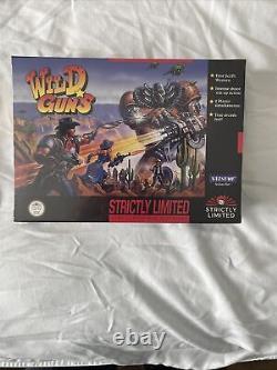 Wild Guns NTSC SNES Version Strictly Limited Games Brand NEW Official Reprint